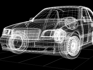 mercedes-benz c-class c200 w202 3D Model