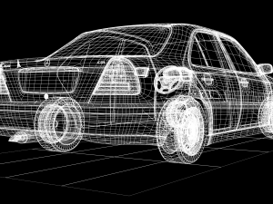 mercedes-benz c-class c200 w202 3D Model