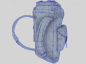 backpack bw combat 3D Model