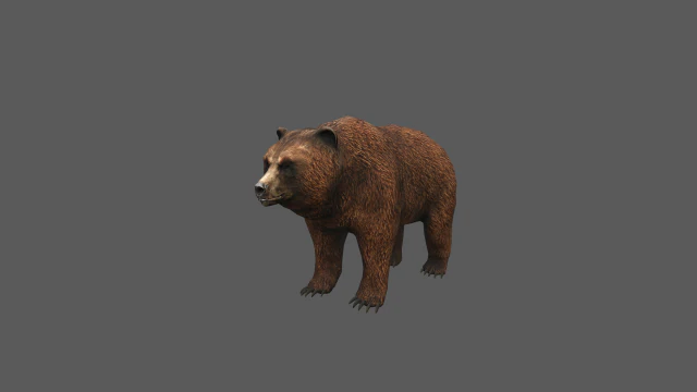 bear game model 3D Model .c4d .max .obj .3ds .fbx .stl .blend 
