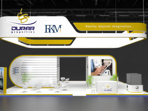 exhibition stand booth 108 sqm Modèle 3D