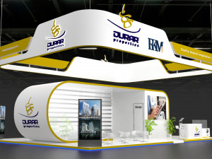 exhibition stand booth 108 sqm 3D Модель