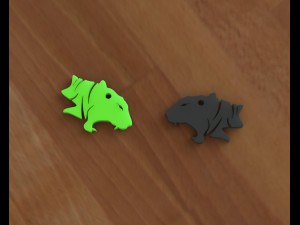 tiger keychain Modello di stampa 3D