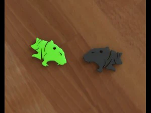 тигр брелок 3D Принт Модель