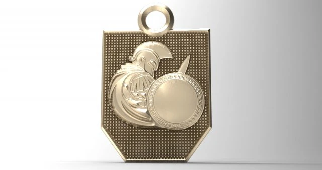 spartan pendant 6 3D Print Model .c4d .max .obj .3ds .fbx .stl .blend 