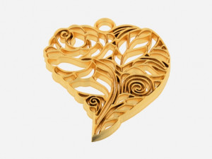 heart pendant 8 3Dプリントモデル