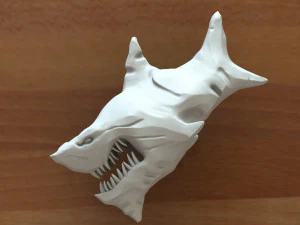 angry shark 3 3D Print Model
