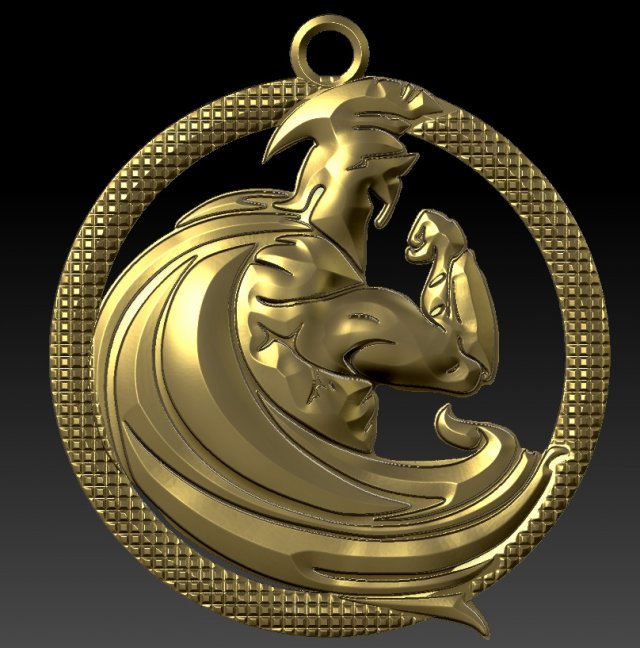 spaartan pendant 7 Model Cetak 3D .c4d .max .obj .3ds .fbx .stl .blend 