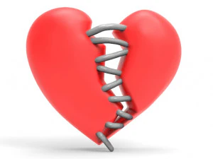 разбитое сердце 3D Принт Модель