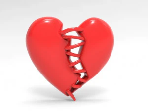 разбитое сердце 3D Принт Модель