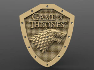 clock stark game of thrones 3D Print Model