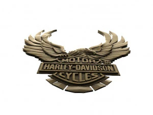 हार्ले डेविडसन 3D प्रिंट मॉडल