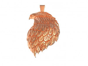 eagle head ppendant 3D 프린트 모델