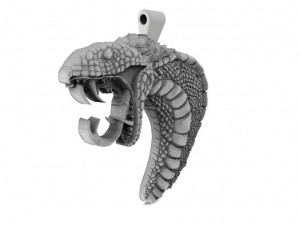cobra pendant 2 Modello di stampa 3D