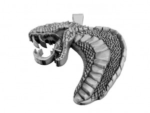 cobra pendant 2 Modello di stampa 3D