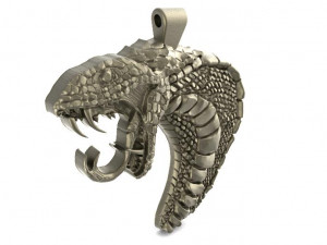 cobra pendant 2 Modello di stampa 3D