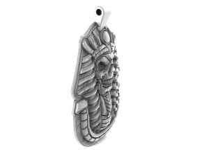 egyptian skull Model do druku 3D