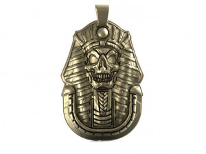 egyptian skull Model do druku 3D