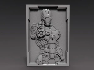 아이언맨 옅은 CNC 3D 프린트 모델