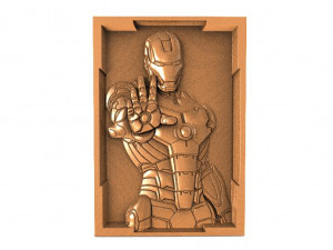 iron man bas-relief cnc 3D प्रिंट मॉडल