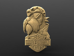 harley davidson dog 1 3D 프린트 모델