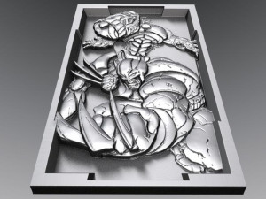 wolverine bas-relief cnc Model Cetak 3D
