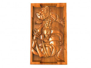 wolverine bas-relief cnc Model Cetak 3D