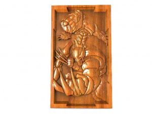 wolverine bas-relief cnc 3D Print Model