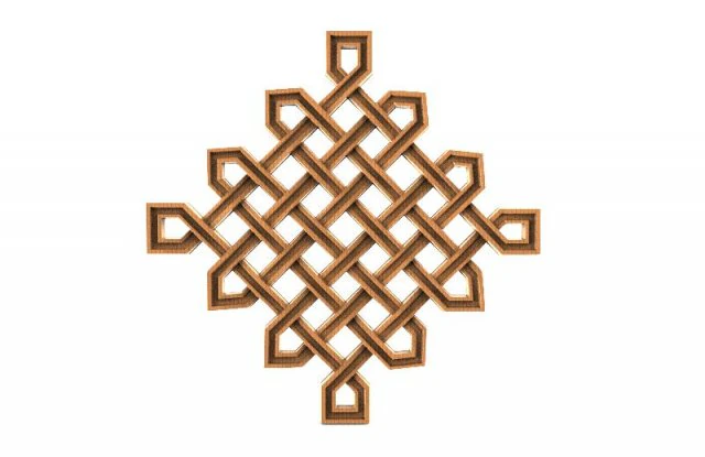 celtic knot ornament cnc 3D Print Model .c4d .max .obj .3ds .fbx .stl .blend 