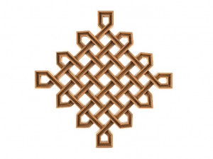 celtic knot ornament cnc 3D Print Model