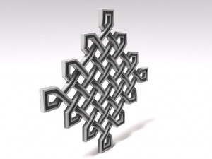 celtic knot ornament cnc 3D Print Model