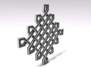 celtic knot ornament cnc 3D Print Model