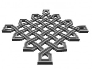 celtic knot ornament cnc 3D Print Model