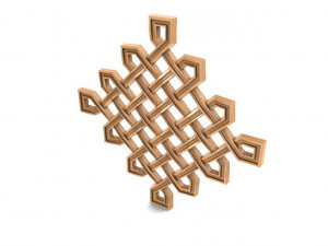 celtic knot ornament cnc 3D Print Model