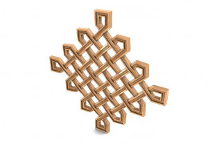 celtic knot ornament cnc 3D Print Model