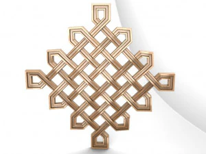 celtic knot ornament cnc 3D Print Model