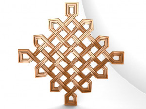 celtic knot ornament cnc 3D Print Model