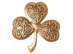 celtic clover ornament cnc 3D Print Model