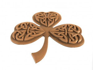 celtic clover ornament cnc 3D Print Model