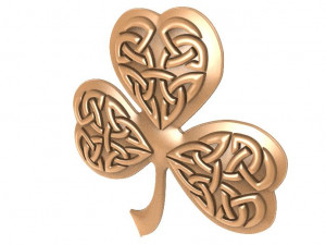 celtic clover ornament cnc 3D Print Model