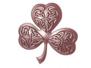 celtic clover ornament cnc 3D Print Model