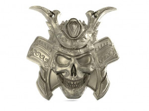 samurai skull Model Cetak 3D