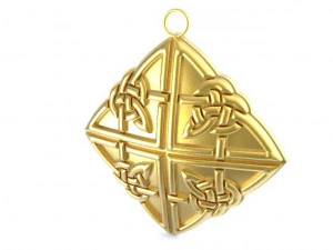 celtic knots pendant 3D Print Model