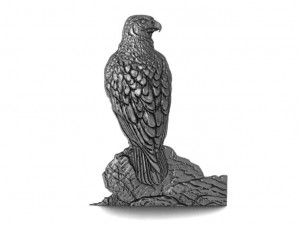 falcon bas-relief cnc 3D Print Model