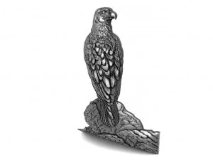 falcon bas-relief cnc 3D Print Model