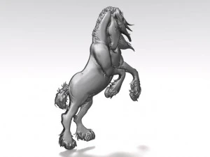 horse bas-relief 2 cnc 3D Print Model