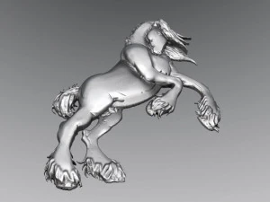 horse bas-relief 2 cnc 3D Print Model