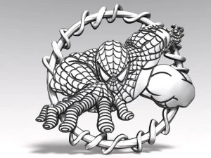 spiderman bas-relief 2 cnc 3D Print Model