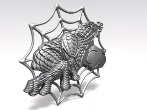 spiderman bas-relief 2 cnc 3D प्रिंट मॉडल