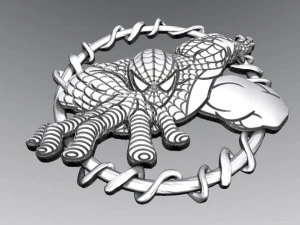 spiderman bas-relief 2 cnc 3D Print Model